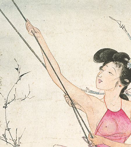 峨边-胡也佛的仕女画和最知名的金瓶梅秘戏图